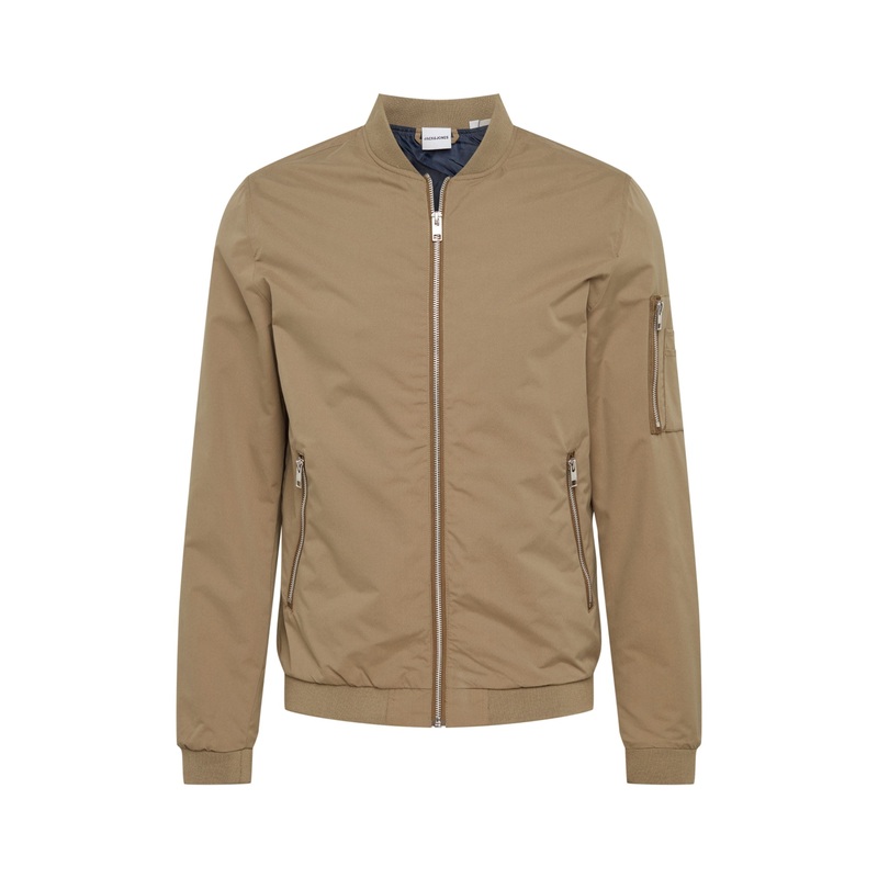 Jack and Jones Khaki Water Repellent Bomber Jack & Jones Rush Taupe Men's 2XL