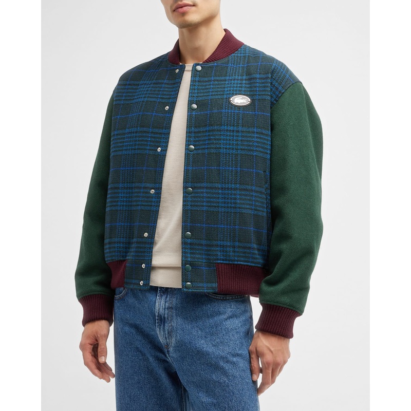Lacoste Men's Varsity Jacket Navy Large