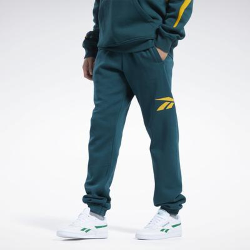 Reebok Men's Classic fit Drawstring Joggers  Forest Green  Large