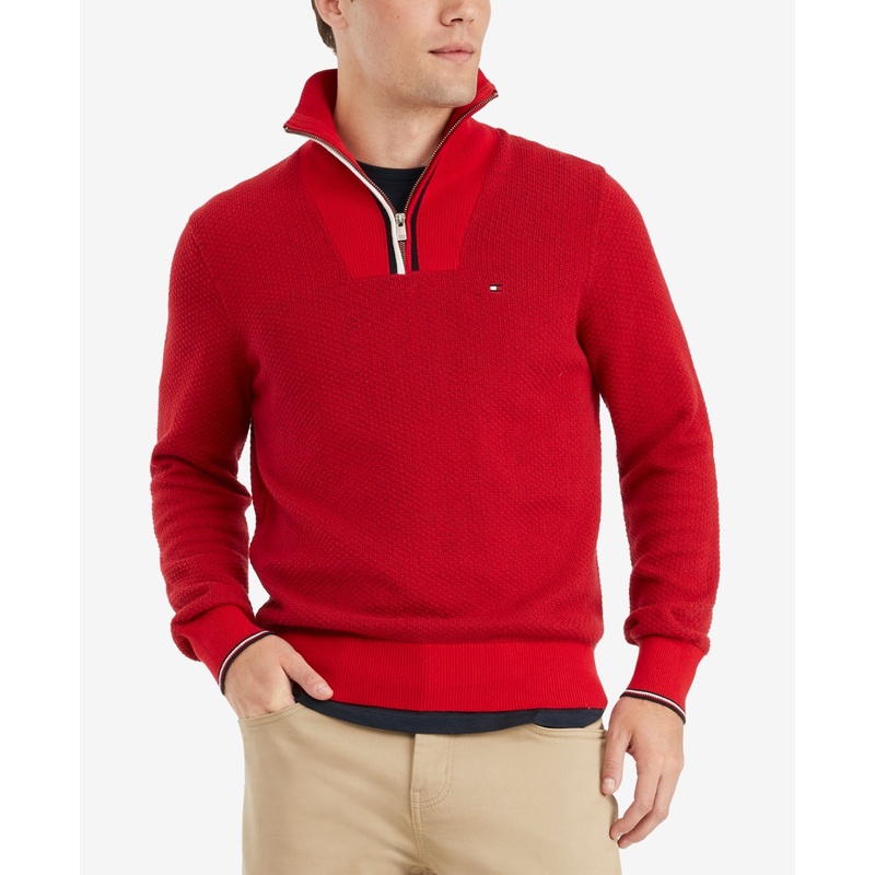 Tommy Hilfiger Men's Manhattan Red Sweater Xxl
