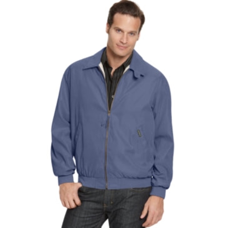 Weatherproof Men's Big & Tall Lightweight Bomber Jacket  Navy 3Xl