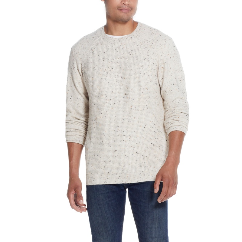 Weatherproof Vintage Oatmeal Men's Crew Neck Sweater Us Large