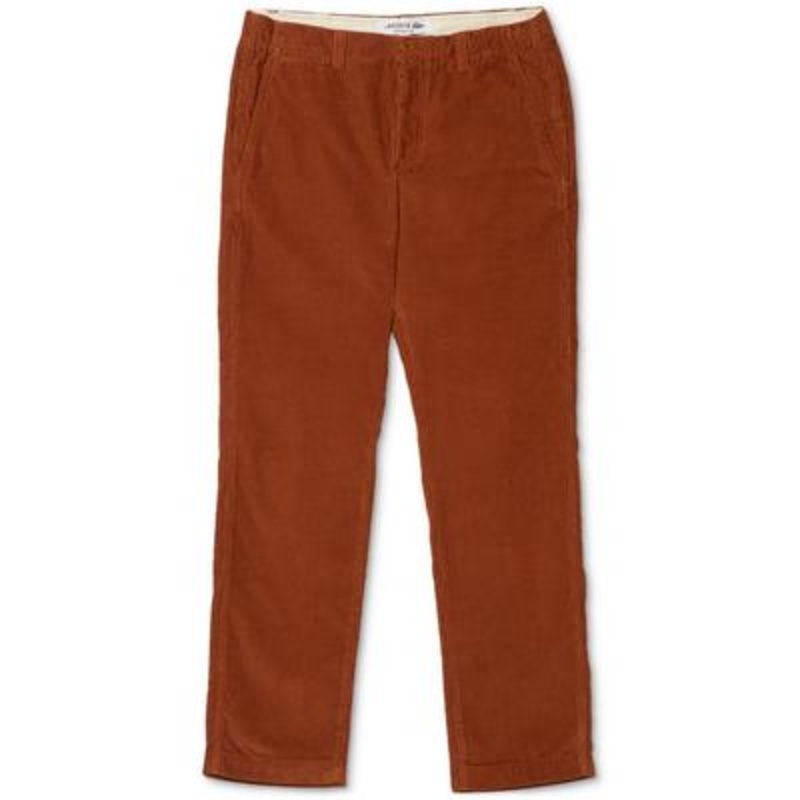 Lacoste Mens Corduroy Chino Pants  Brown 44 Reg