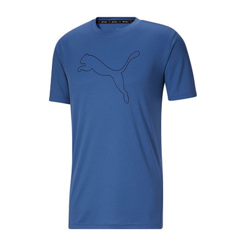Puma Men's Crew Neck Short Sleeve Tshirt Small Navy Blue