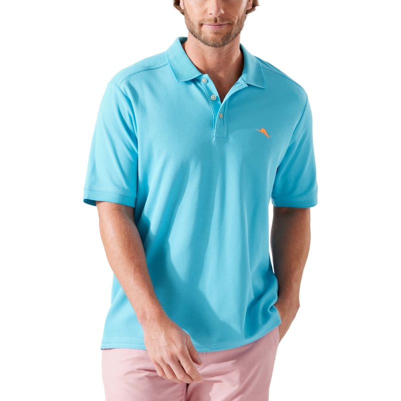 Tommy Bahama Emfielder 2.0 Polo Blue Crush  Blue Xxl