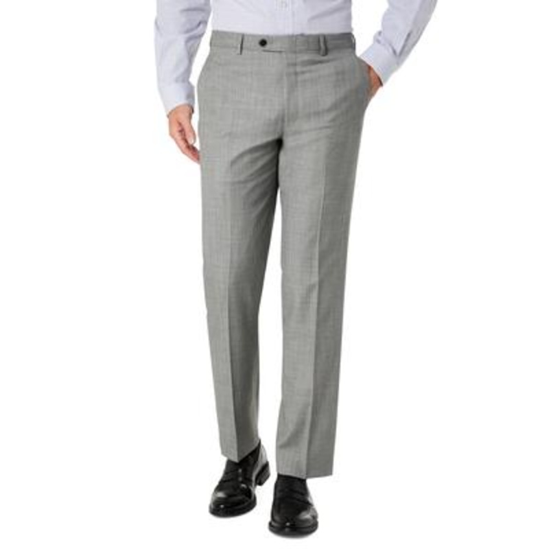 Ralph Lauren Men's Wool Stretch Suit Pants  Light Grey 40 X 30