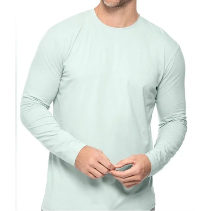 Alfani Men Regular fit Long Sleeve T-Shirt Shirt XXL Blue Solid