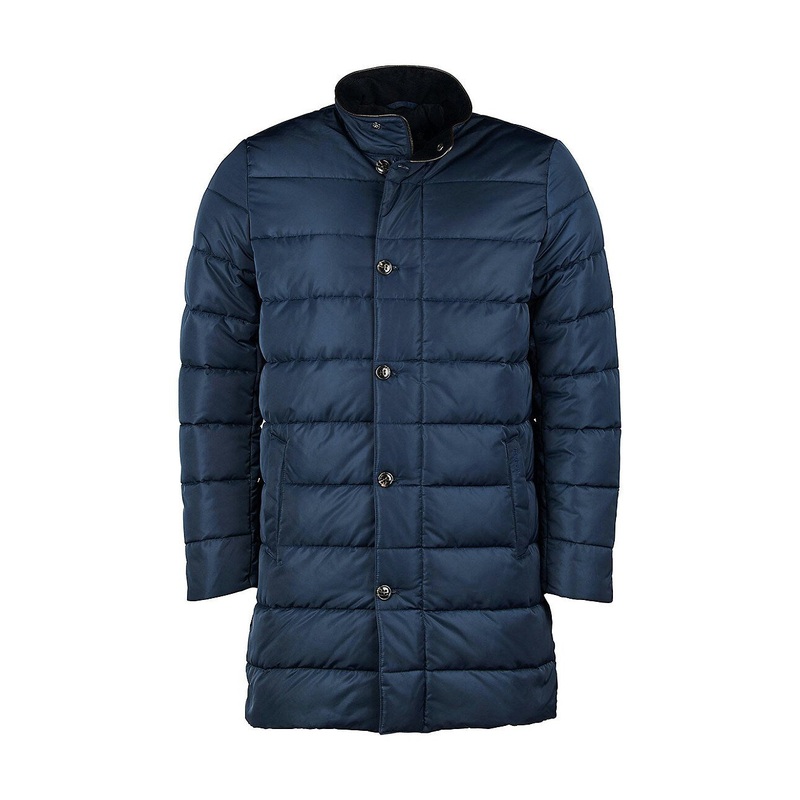 Barbour Men's Tonbridge Baffle Quilted Jacket  Navy Olive  Large