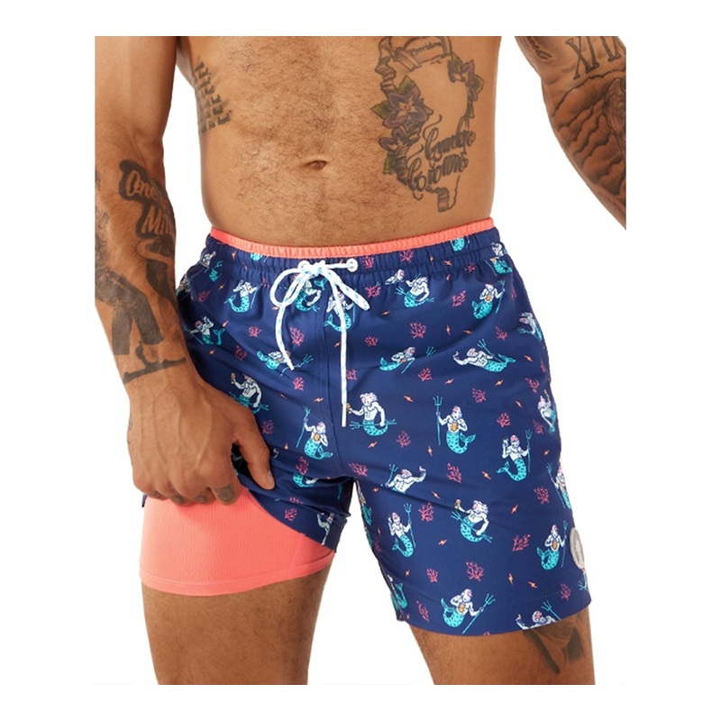 Chubbies Mens Regular fit Swim Trunks Swimwear XXL / 5.5 Blue