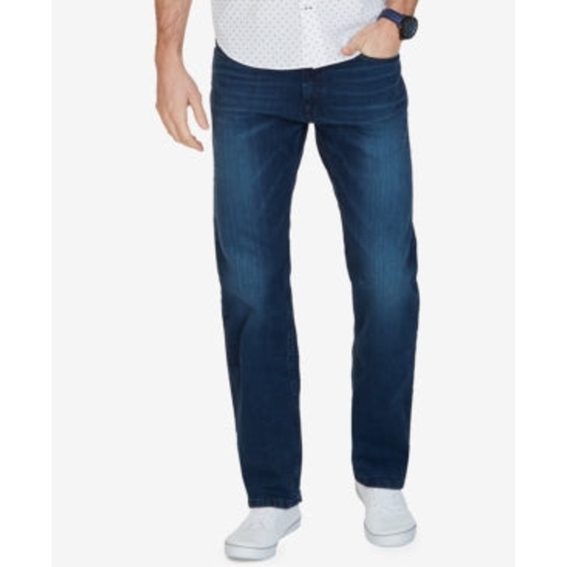 Nautica Big & Tall Men's Dark Blue 38 X 36 Relaxed fit Jeans