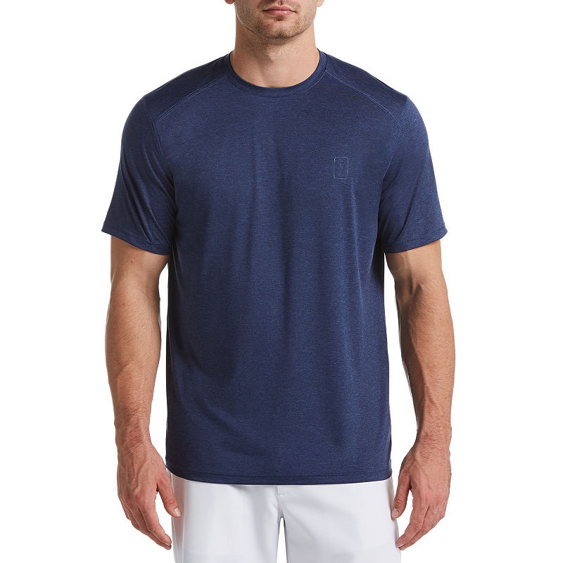 Pga Tour Men Regular fit Short Sleeve T-Shirt Shirt XXL Blue Solid
