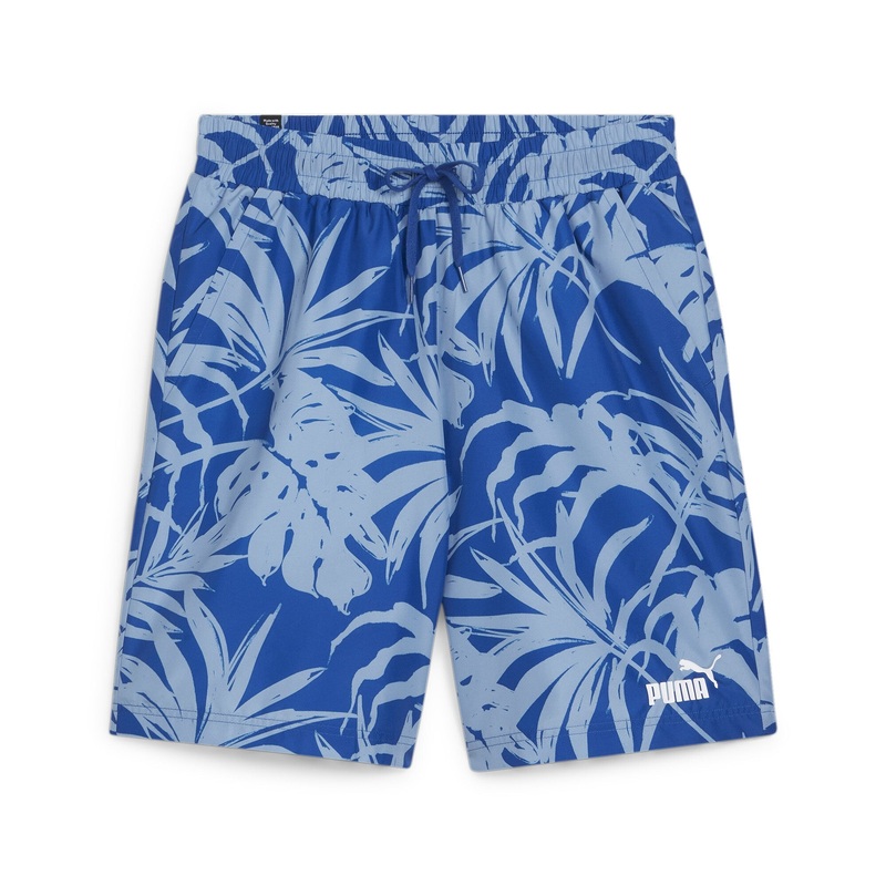 Puma Men Regular fit Drawstring Shorts XXL Blue Floral