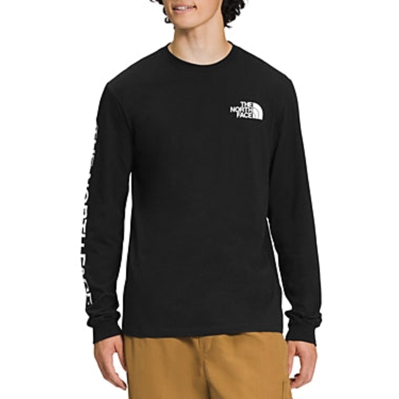 The North Face Men Regular fit Long Sleeve T-Shirt Shirt XL Black Solid