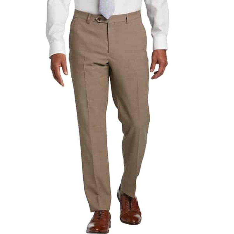 Tommy Hilfiger Mens Modern fit Dress Pants 34 / 29 Beige