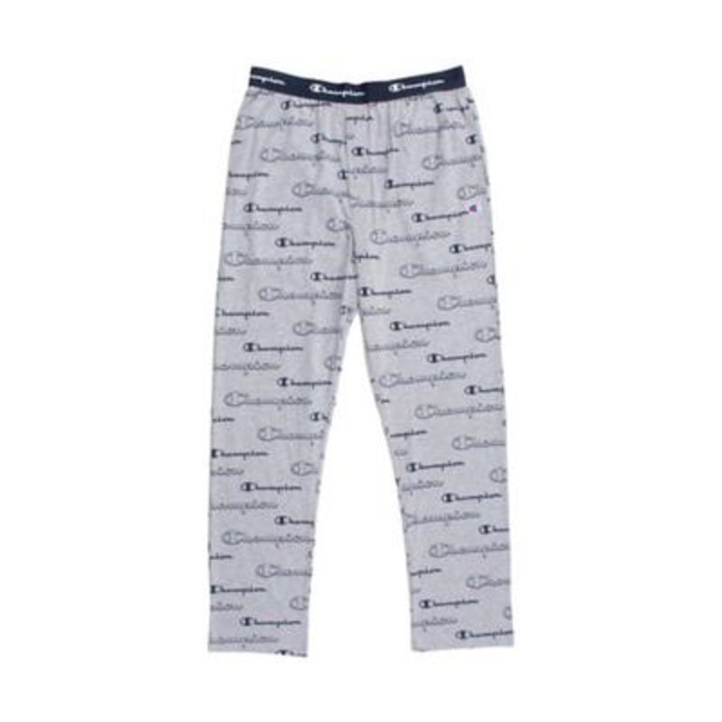 Champion Mens Sleep Logo Print Pants 30" Navy Large