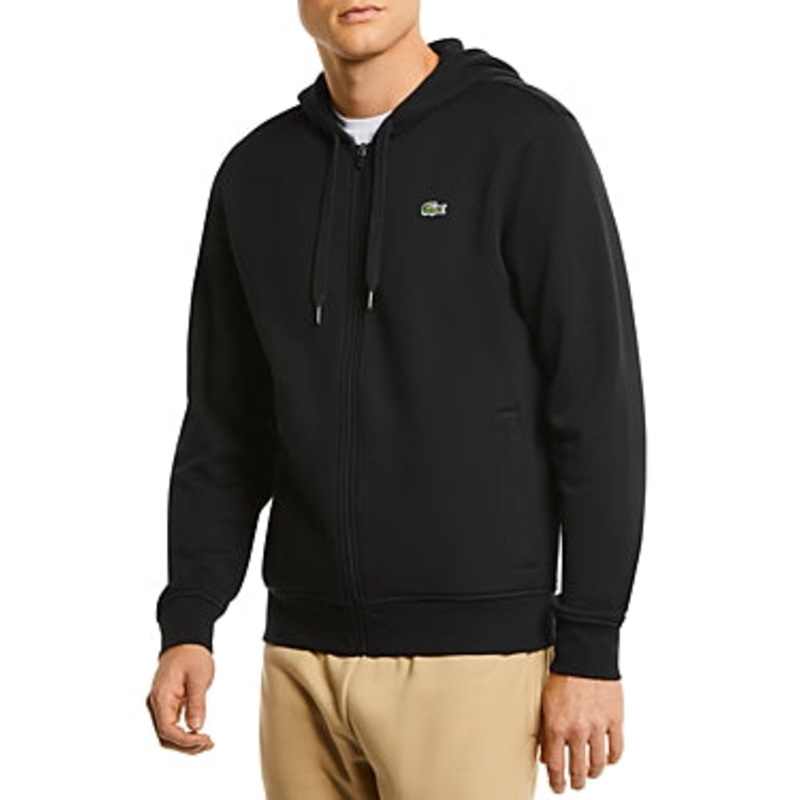 Lacoste Men's Sport Light weight Hoodie Black Medium