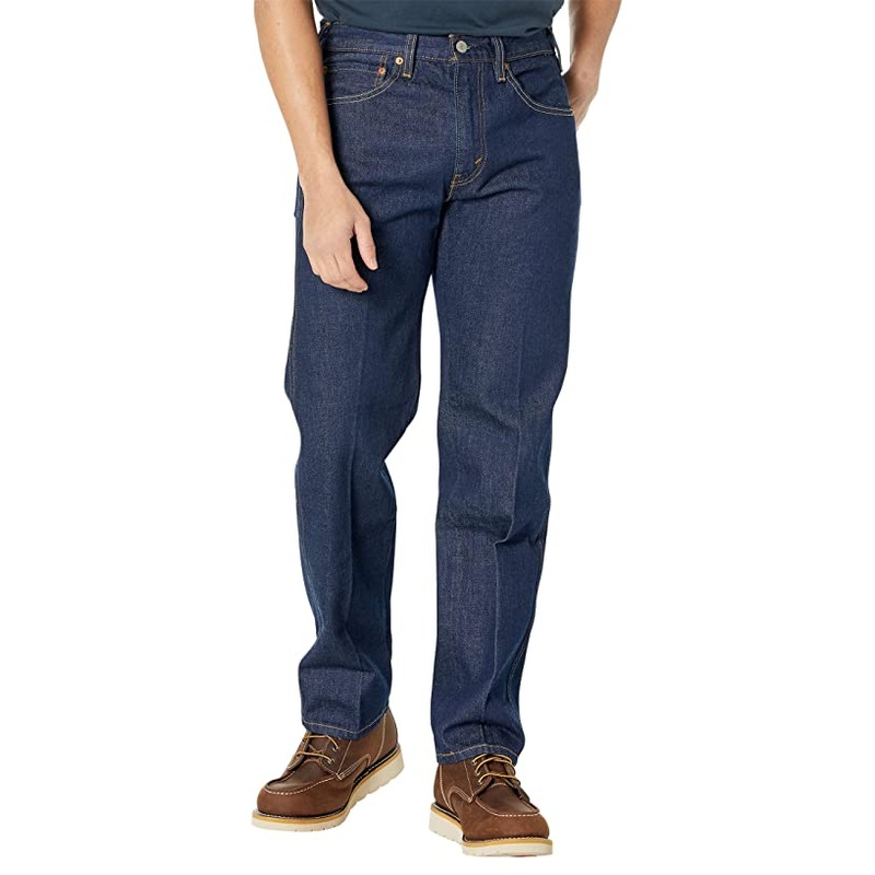 Levi's Men's Western Fit Straight Leg Jeans  Born To Ride Dark Blue 32 X 30