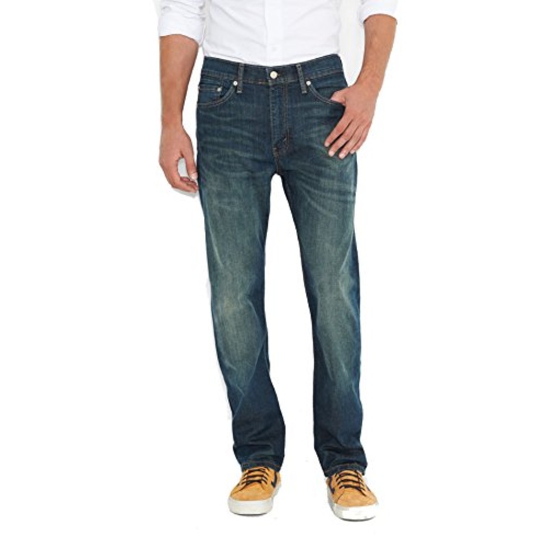 Levi's Mens 513 Slim Straight Stretch Jeans 40X32 Blue Size 40