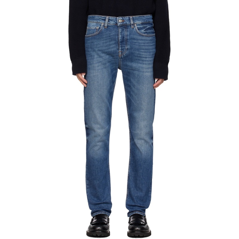 NN07 Mens Regular Fit Straight Leg Blue Johnny Jeans 31 x 32