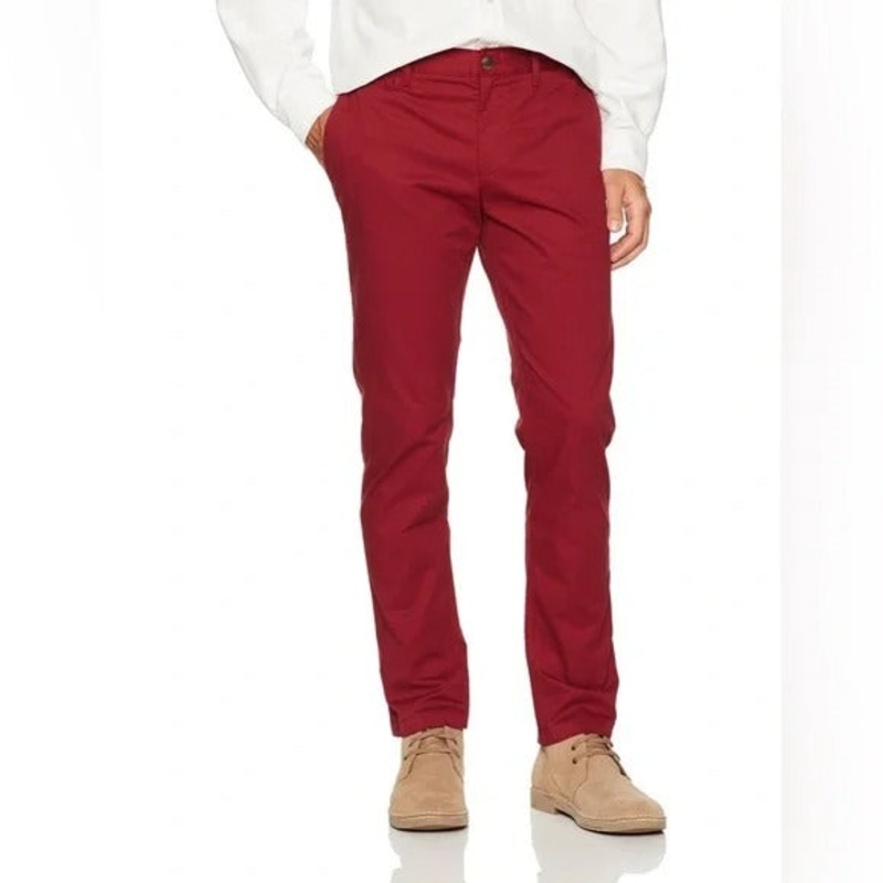 Original Penguin Men's Slim Fit Stretch Chino Pants 34 x 32