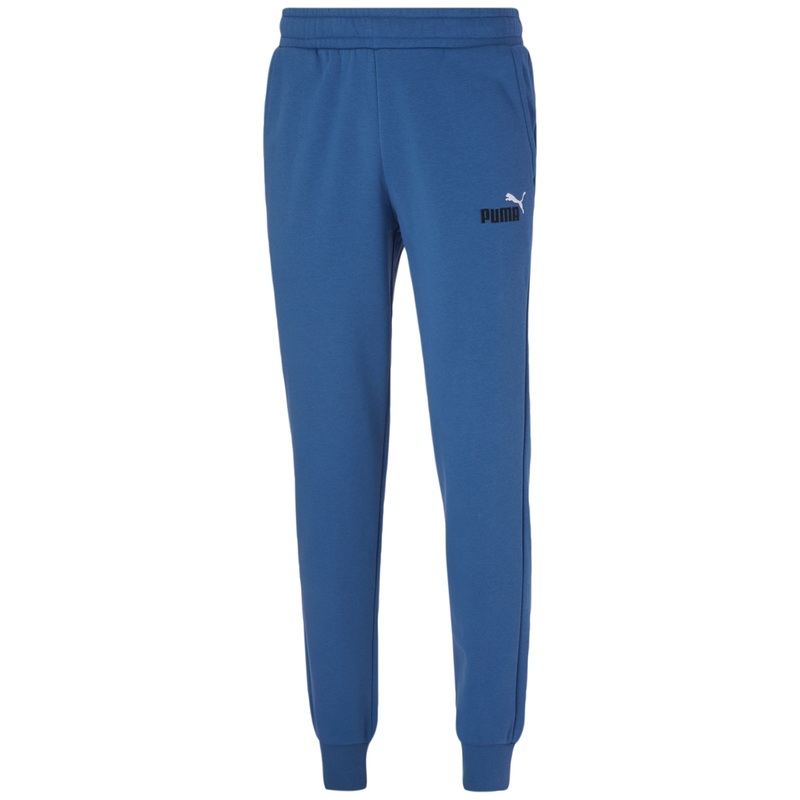Puma Men's Logo Fleece Jogger Sweatpants  Lake Blue  Navy 2XL