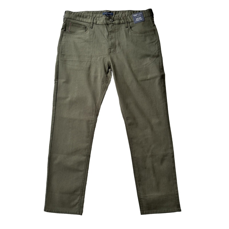 Tommy Hilfiger Th Flex 5 Pocket Pants Green 40 X 32