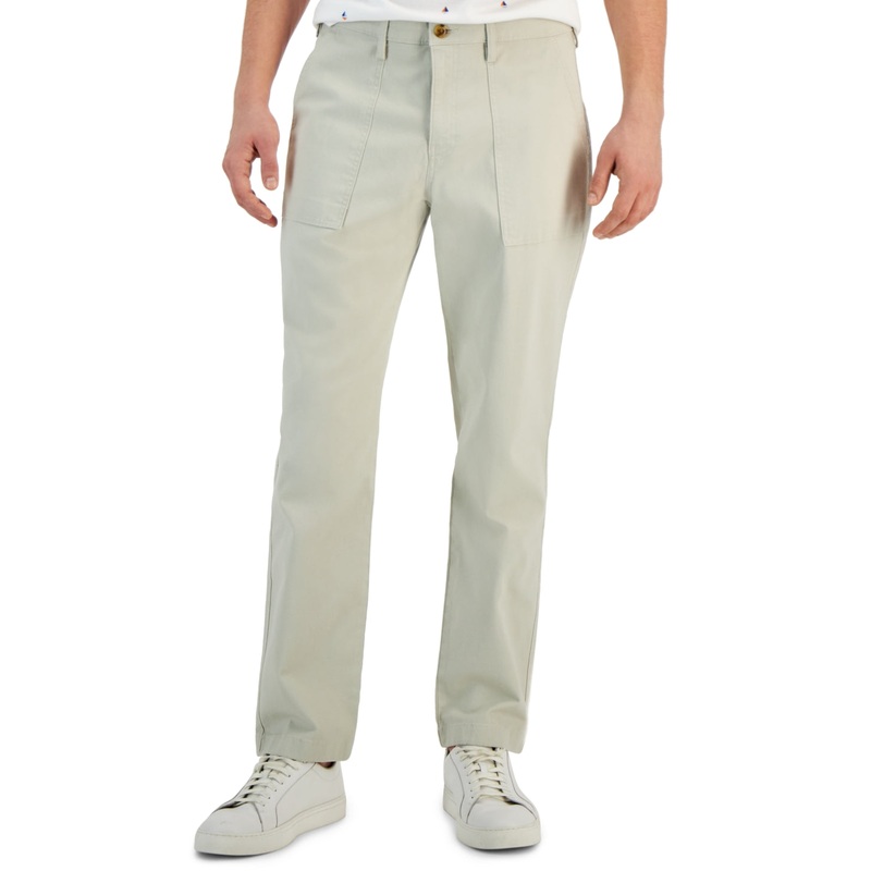 Club Room Men's Classic fit Solid Chore Pants Lt Beige 34 X 34