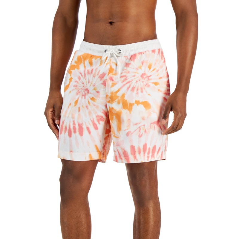 Club Room Men's Regular fit Quick-dry Tiedyed Swim Trunks Xl