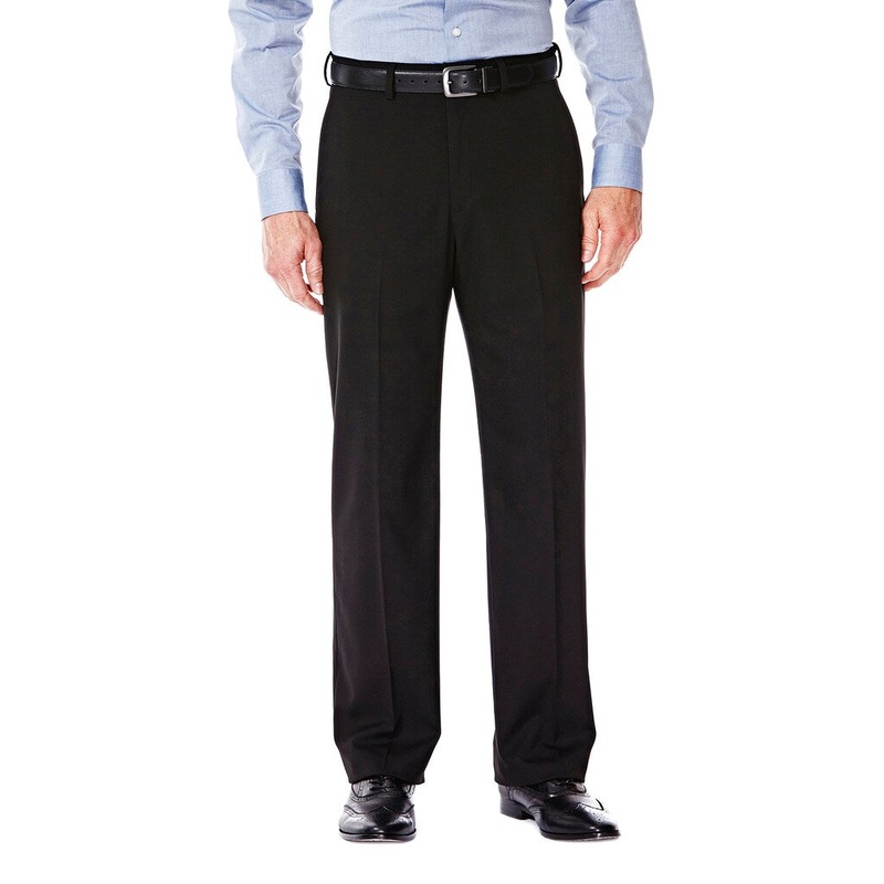 Haggar Men's Classic Fit Suit Separate Pants 38 X 29 Black
