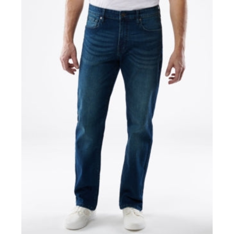Lazer Men's Straight fit Stretch Jean  Hudson Dark Blue 30 X 32