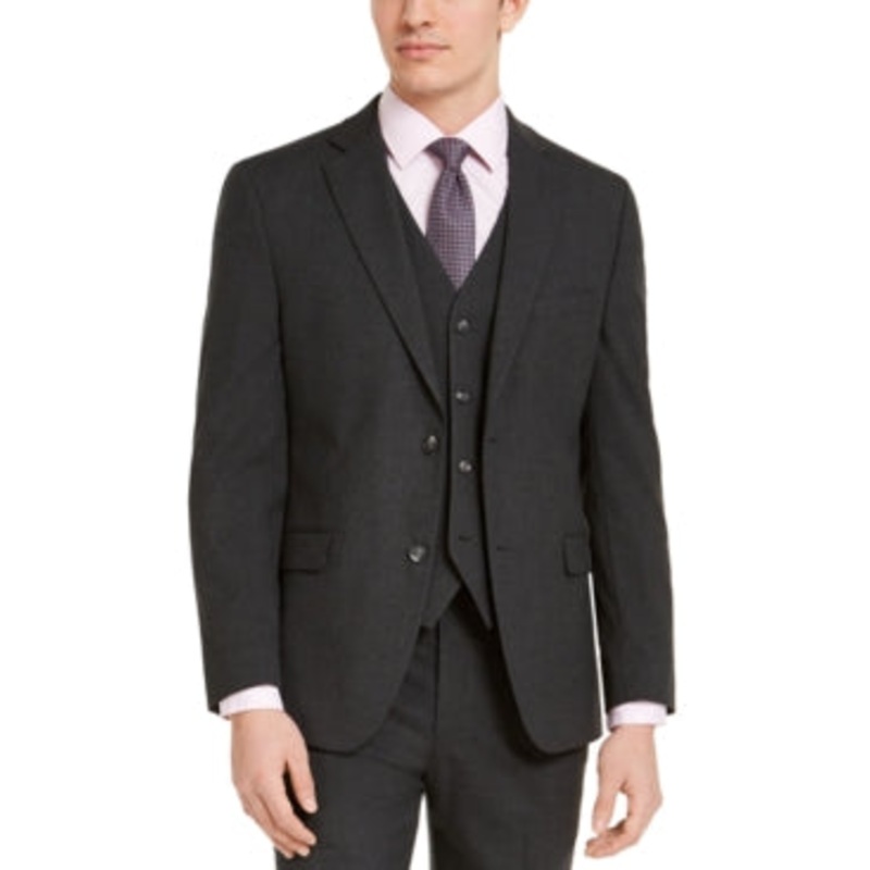 Alfani Men's Slim fit Charcoal Suit Jacket  38 Regular/M37.5