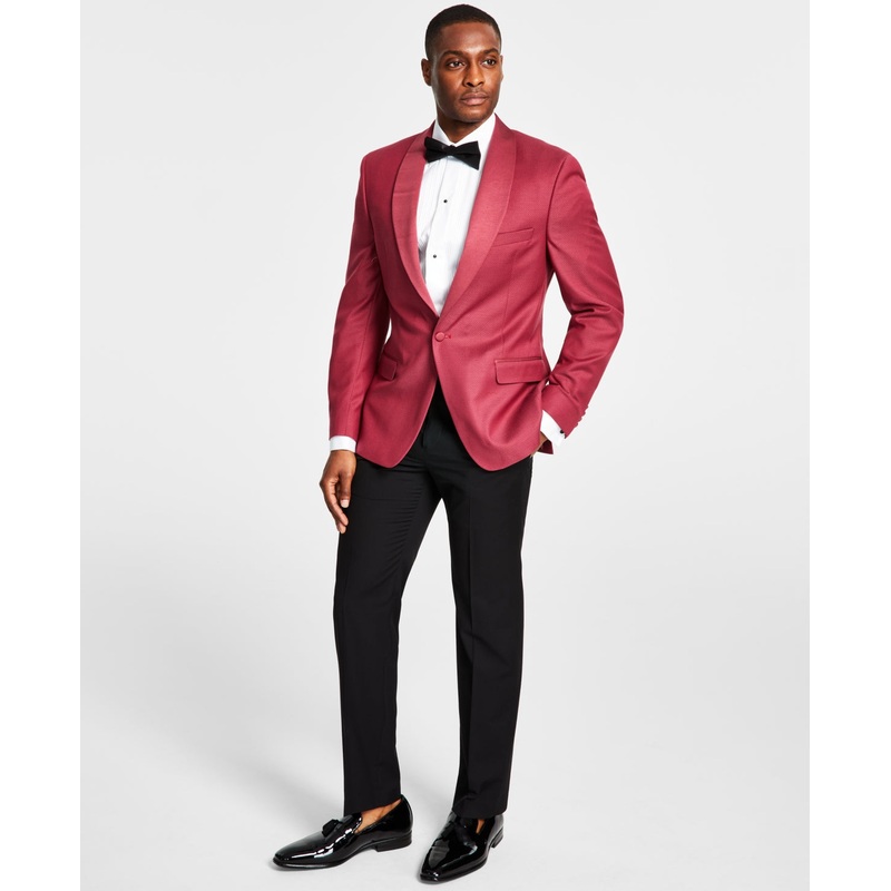 Alfani Men's Slim fit Tuxedo Jacket  Dusty Rose Size 40S