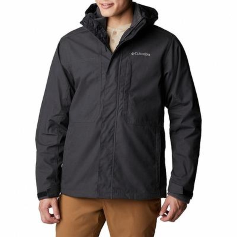 Columbia Sportswear Charcoal Jacket Loma Vista Interchange Twill Mens Medium