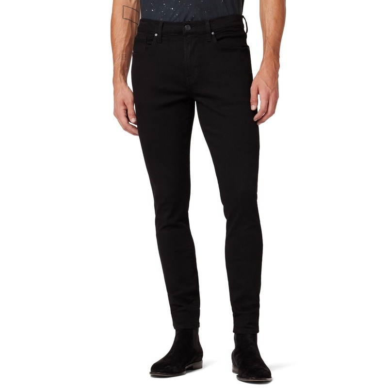 Hudson Men's Larrabee Black Zev Skinny Jeans 38 Reg