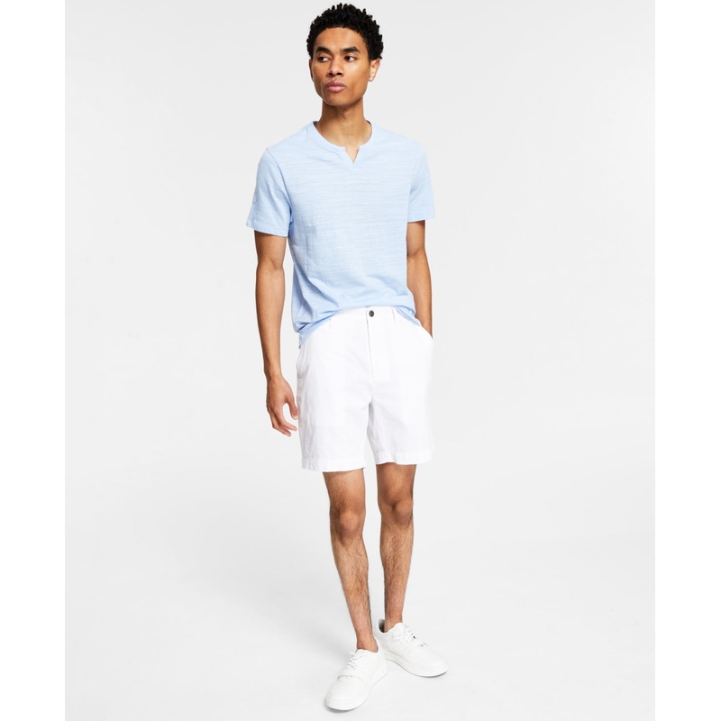 INC International Concepts Mens White Chambray Shorts  Size 33 Reg