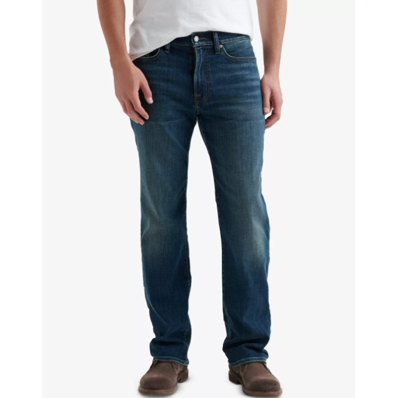 Lucky Brand 363 Vintage Straight Jeans Ferncreek (Ferncreek) Men's Navy 38X32