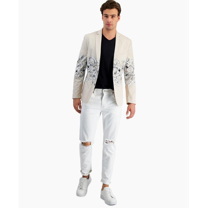 Men's Inc International Concepts Slim fit Blazer XL Beige