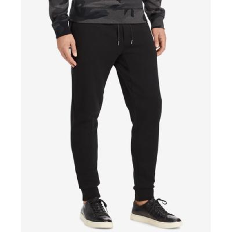 Ralph Lauren Men's Big & Tall Double knit Joggers 2XL  Black