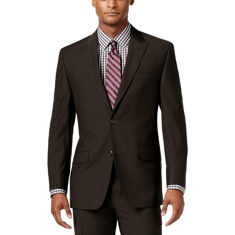 Sean John Mens Classic Fit Suit Separate Twobutton Blazer Green 46 R/M37.5