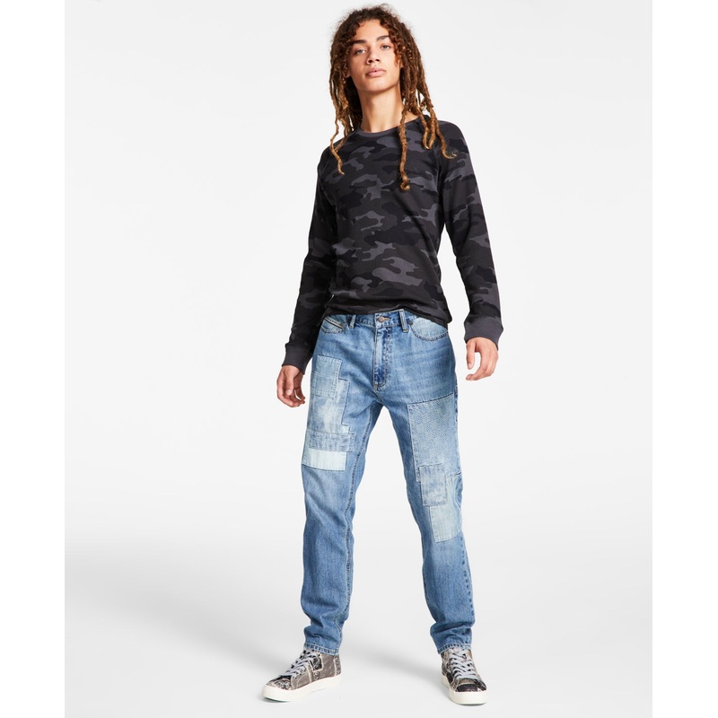 Sun + Stone Men's Abel Light Wash 90S style Jeans 33 Reg