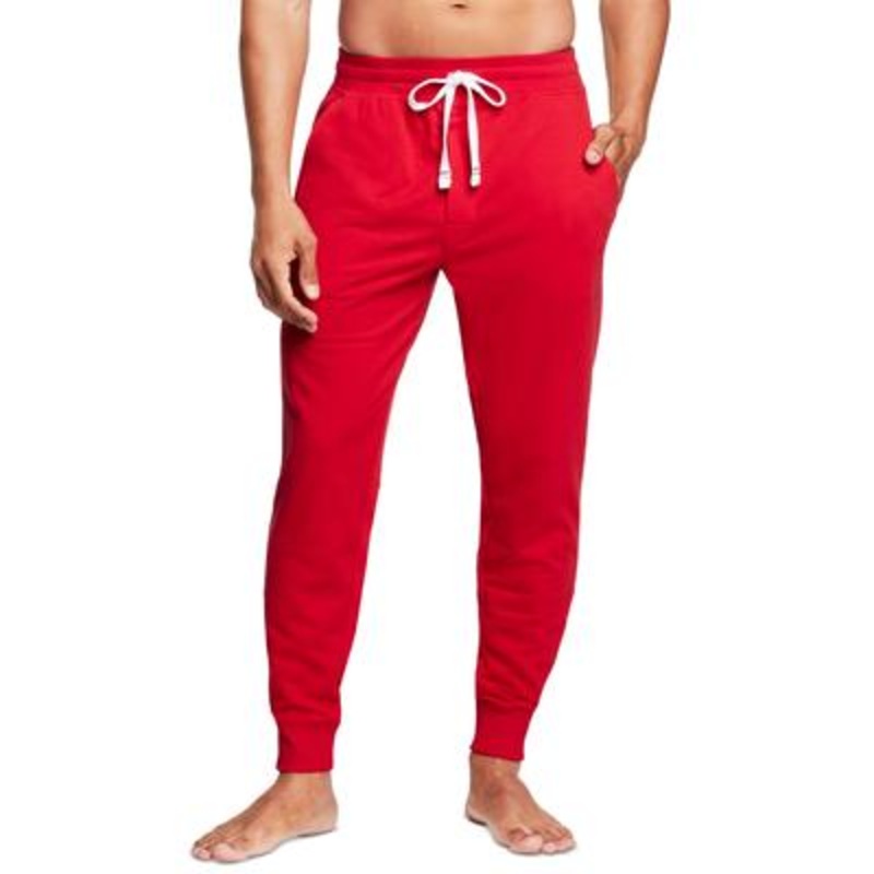 Tommy Hilfiger Men's Lounge Jogger Pants Dark Red Large