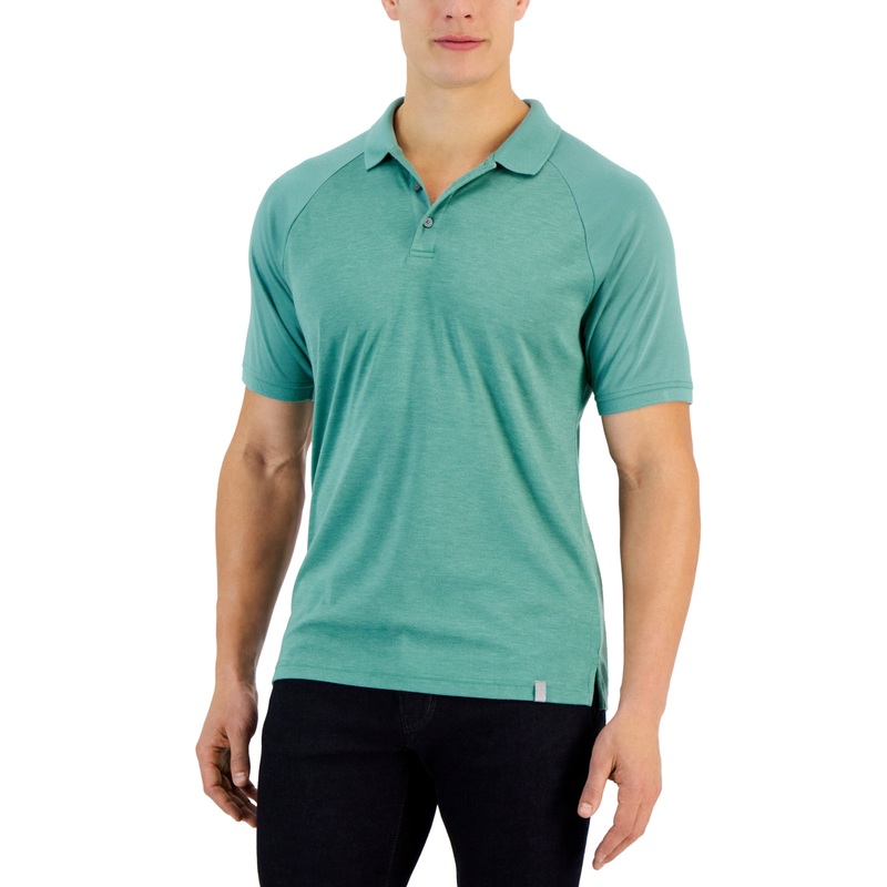 Alfani Men's Alfatech Polo Shirt Blue Small