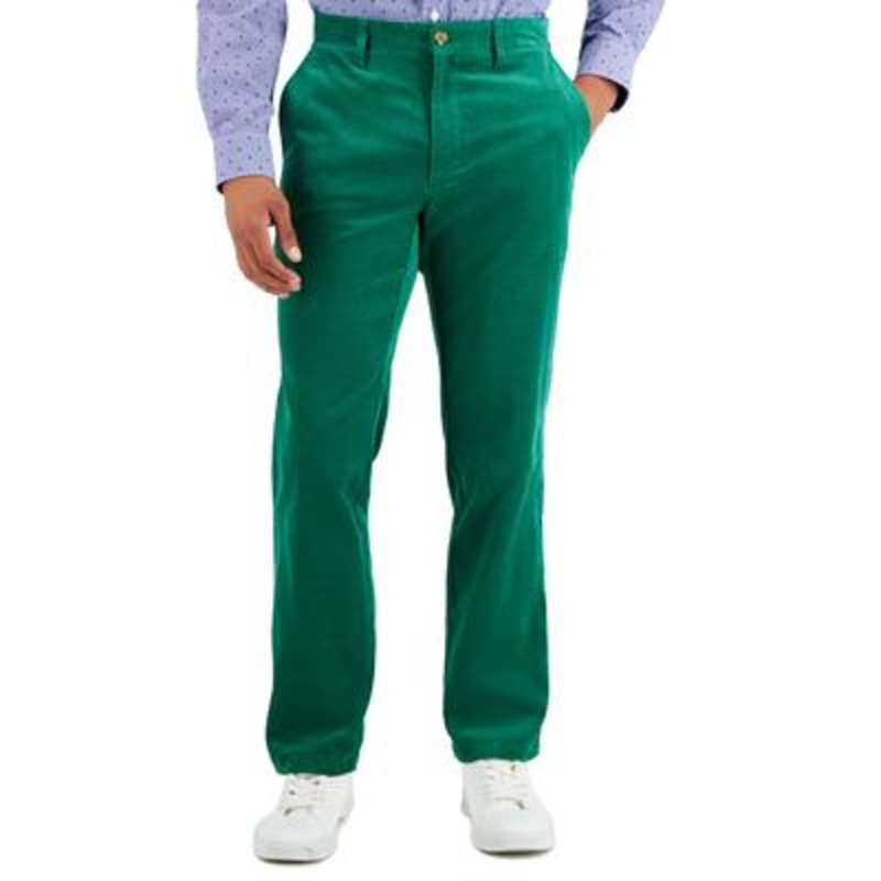 Club Room Corduroy Pants Verdant Green 33 X 30