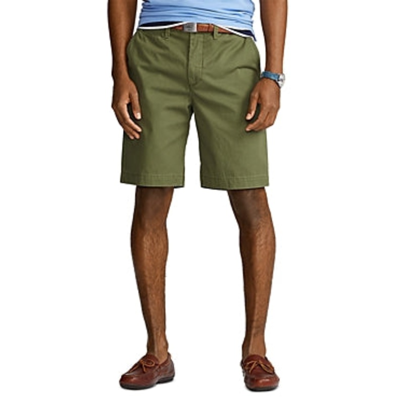 Polo Ralph Lauren Men's 10" Chino Shorts  Army Olive Green 32 Reg