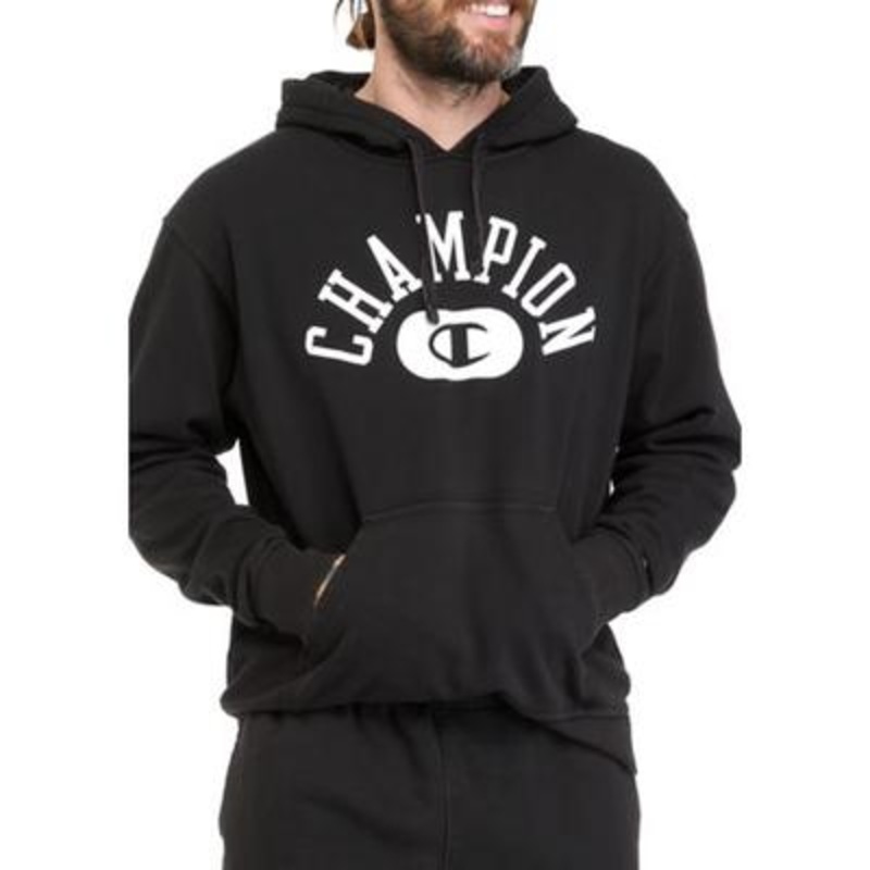 Vintage Champion Black Medium Mens Hoodie