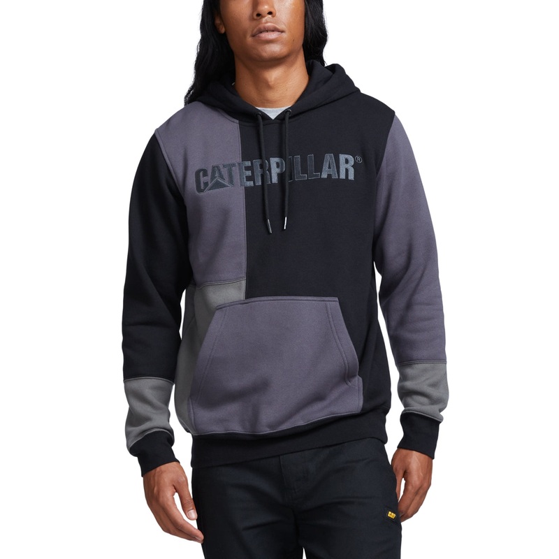 Men's Caterpillar Black Small Foundation Hoodie