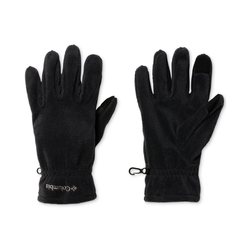 Columbia Steens Mountain Fleece Gloves Mens Collegiate Navy Blue