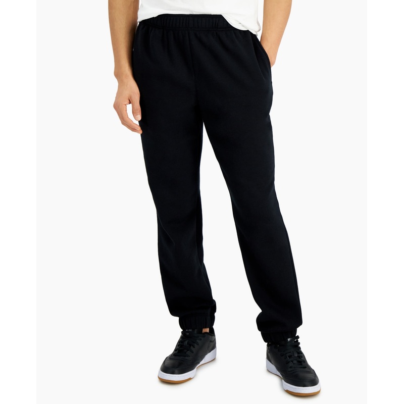 ID Ideology Men's Fleece Sweatpants Deep Black Size Large