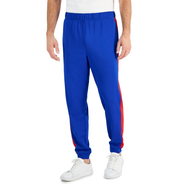ID Ideology Men's Knit Joggers  Navy/Licorice Dark Blue Small