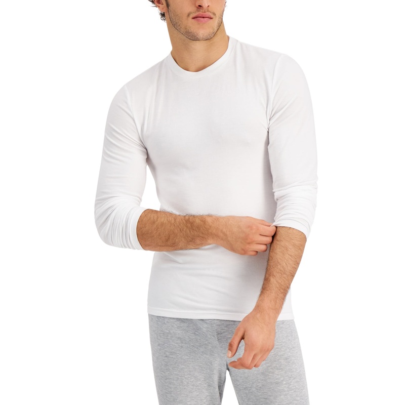 International Concepts Men's Pajama Top White Size Medium